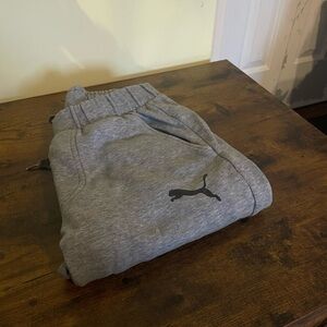 Grey PUMA sweatpants women
